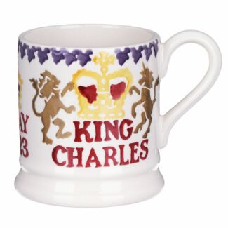 King Charles III Coronation Half Pint Mug