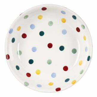 Polka Dot Pasta Bowl