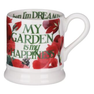 Toast Flowers My Garden My Happiness Half Pint Mug