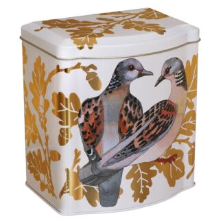 Christmas Turtle Doves Bow Fronted Caddy