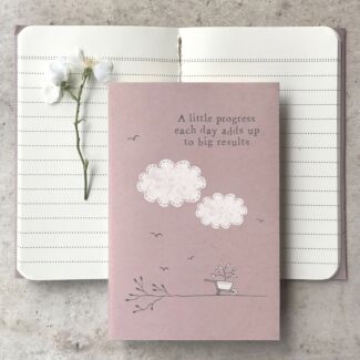 ‘A Little Progess’ Small Lined Notebook