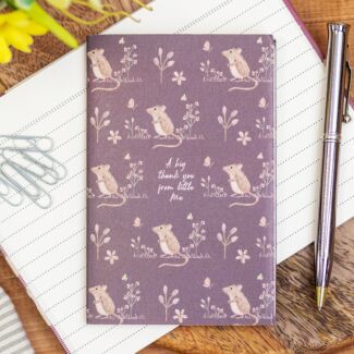 Meadow Friends 'Big Thank You From Me' Mouse Notebook