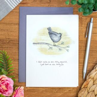 ‘Making Memories’ Bird Card