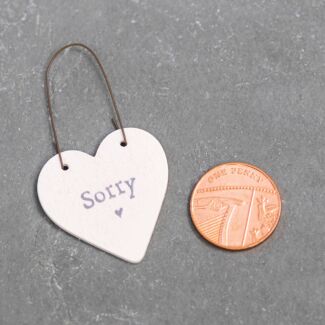 ‘Sorry’ 3cm Little Heart On Wire