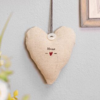 ‘Home’ Linen Heart