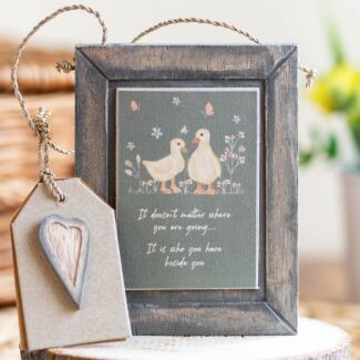 Meadow Friends Ducklings Wooden Sign