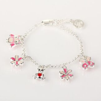 Girls Multi Charm Bracelet