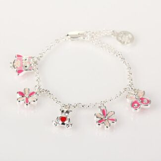 Girls Multi Charm Bracelet