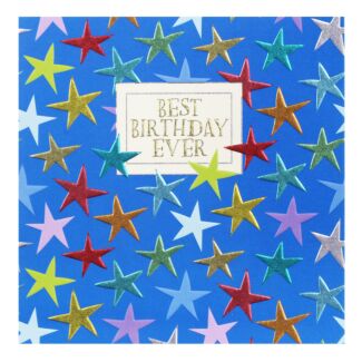 Hey Fresco ‘Stars’ Blue Birthday Card