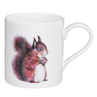 ‘Squirrel’ Boxed Fine Bone China Mug