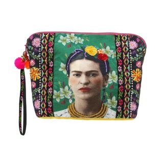 Frida Kahlo Embroidered Photo Pouch