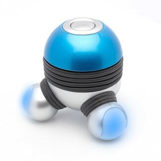 Vibrating Body Massager with LED Lights BLUE