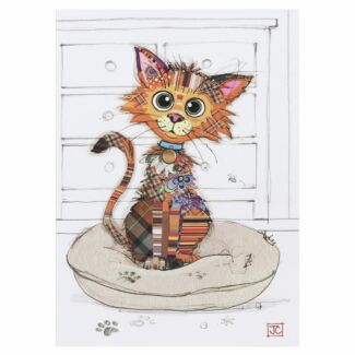 Kooks Kimba Kitten Greetings Card