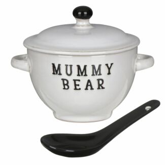 ‘Mummy Bear’ Porridge Bowl and Spoon