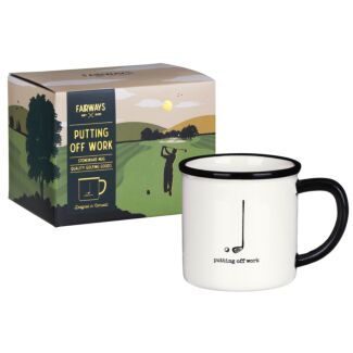 Fairways ‘Putting Off Work’ Golf Stoneware Mug