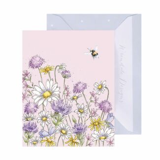 ‘Just Bee-cause’ Bee 9cm Mini Greetings Card
