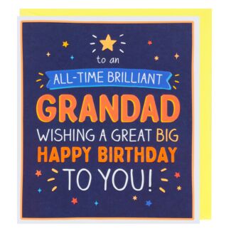 All-Time Brilliant Grandad Birthday Card