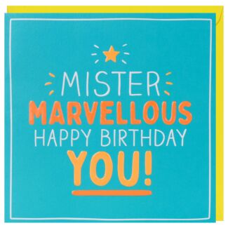 Mister Marvellous Birthday Card