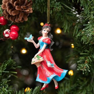 Resin Snow White Tree Decoration