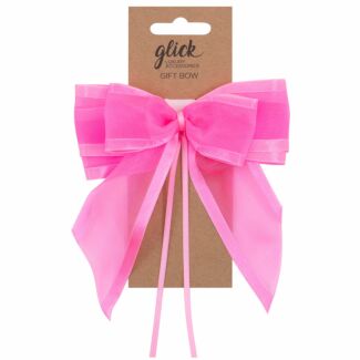 Neon Pink Luxury Ribbon Bow 