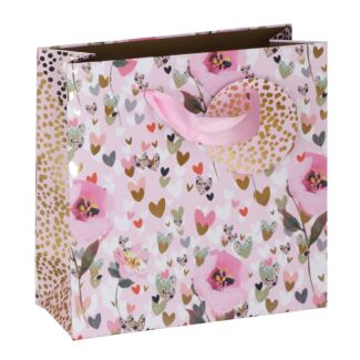 Stephanie Dyment Hearts & Flowers Small Gift Bag