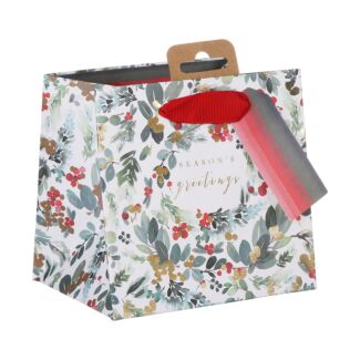 Stephanie Dyment Christmas Foliage Small Christmas Gift Bag