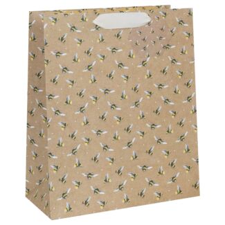 Kraft Bees Large Gift Bag