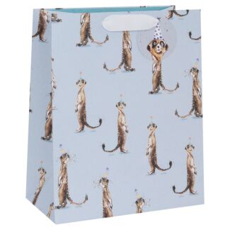 Louise Mulgrew Meerkat Large Gift Bag