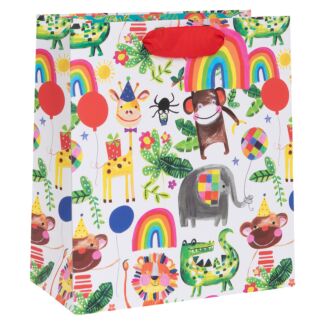 Paper Salad Jungle Animals Medium Gift Bag