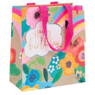 Paper Salad Rainbows Medium Birthday Gift Bag