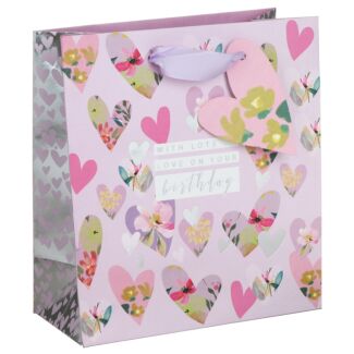 Stephanie Dyment Hearts Medium Gift Bag