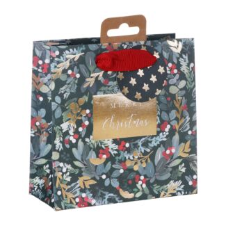 Stephanie Dyment Rich Foliage Small Christmas Gift Bag