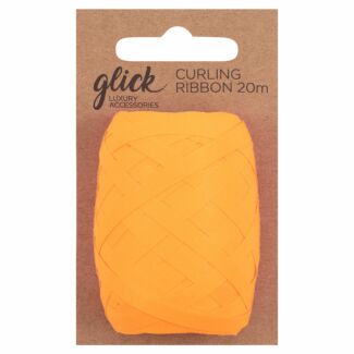 Neon Orange Curling Ribbon