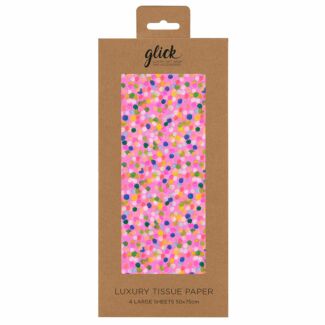 Paper Salad Spotty Pink Tissue Paper