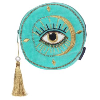 Glimmer Eye Round Makeup Bag