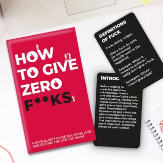 How To Give Zero F*cks 100 Card pack