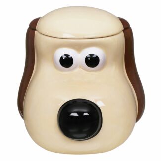 - Gromit Shaped Boxed Biscuit Barrel