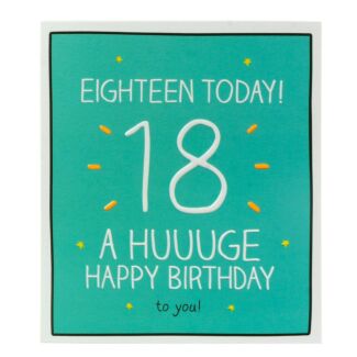 18 Today Birthday Card