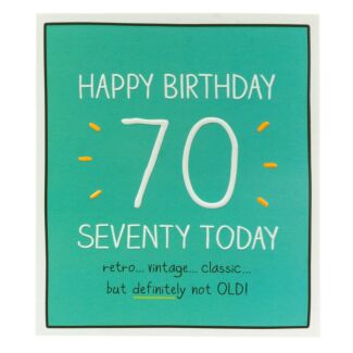 70 Today Birthday Card