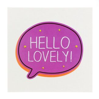 Hello Lovely Greetings Card