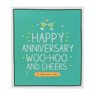 WooHoo And Cheers Anniversary Card