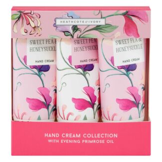 Sweet Pea & Honeysuckle Hand Cream Trio