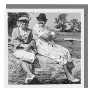 Holy Mackerel Black & White ‘Two Ronnies’ Greetings Card