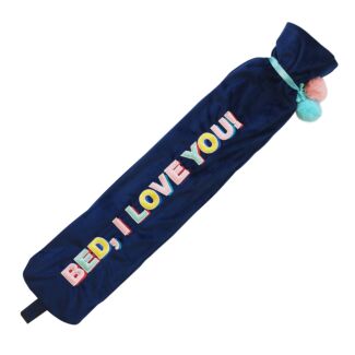 ‘Bed, I Love You’ Long Hot Water Bottle