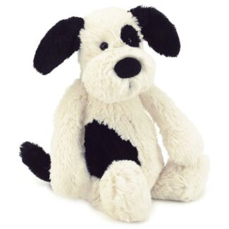 Bashful Black & Cream Puppy Medium