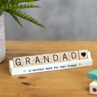 Grandad Scrabble Plaque