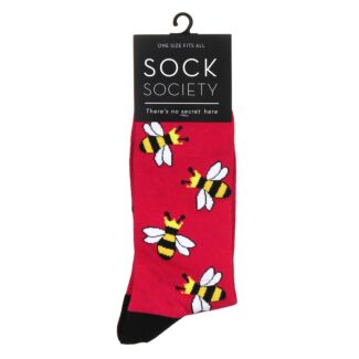 Red Bees Socks