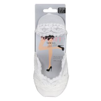 Secret Socks White Lace