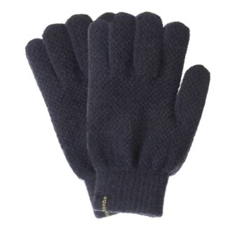 Men’s Navy Boucle Boxed Gloves