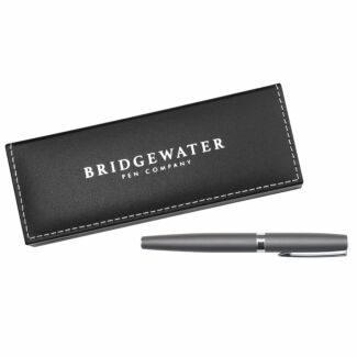 Bridgewater Pen Company Hereford Grey & Chrome Boxed Rollerball Pen